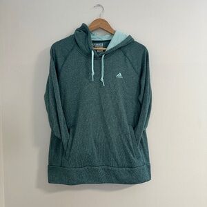 Adidas Women’s Hoodie Size L Turquoise activewear